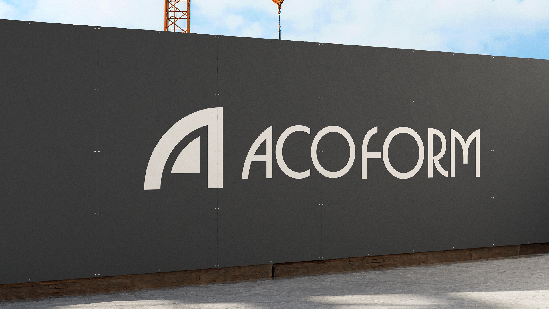 Fence billboard — site presence