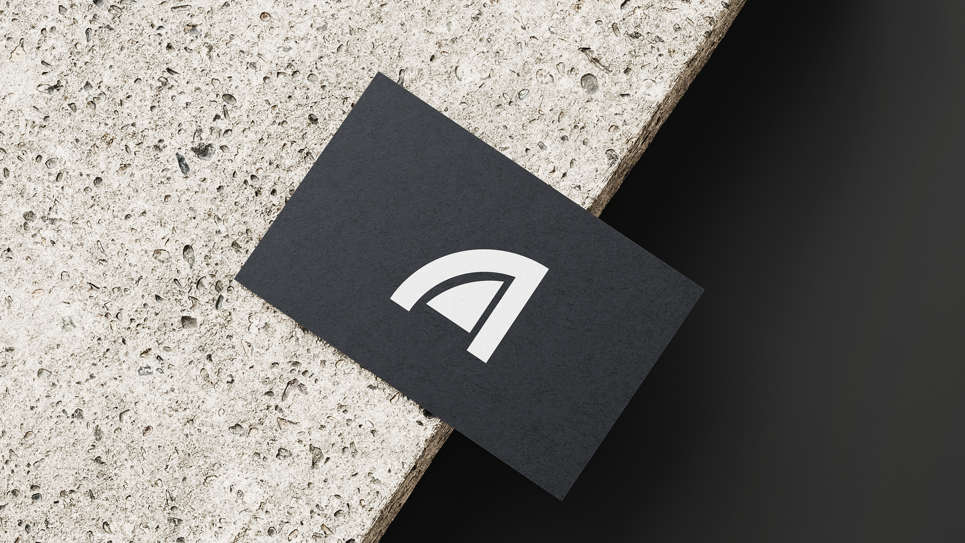 Business card — minimal, black